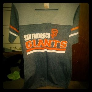 Jersey style women's Giants shirt size large
